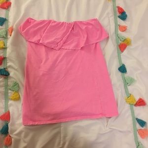 Pink Lily Pulitzer Tube Top